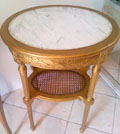 vintage french side table gueridon